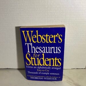 Webster's Thesaurus for Students
